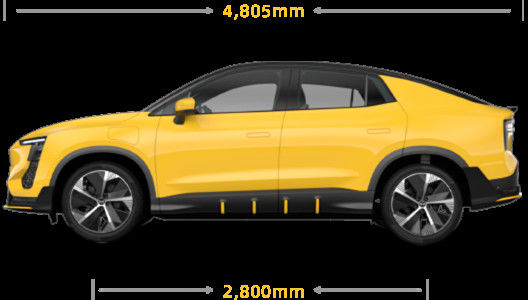 Certyfikat Aiways U6 WVTA Inteligentny samochód elektryczny 405 km Crossover EV Cars