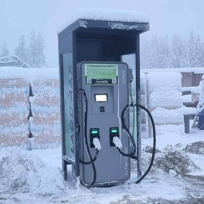 Commercial 120kw Electric Vehicle Supply Equipment IP55 EV DC Fast Charger 60HZ
