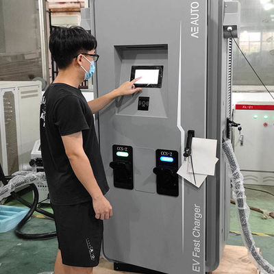 Commercial 120kw Electric Vehicle Supply Equipment IP55 EV DC Fast Charger 60HZ