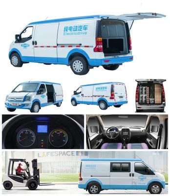 EEC Certified Right Hand Drive Electric Cars Ruichi Ec35 Cargo Delivery Van 245Km