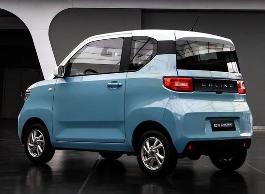 120km range Wuling Electric Vehicles RWD 3 Door 2 Box 4 Seater Electric Mini Car