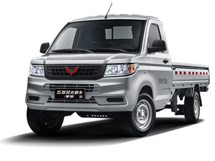Single Row Electric Commercial Vehicles Wuling Small EV Truck 120km/h 82HP