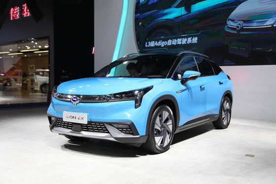 110km/H GAC AION Electric Car 5 Doors 5 Seater Sedan Car Lithium Ion Battery