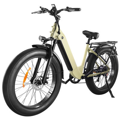 EB11 26"X4.0 Step Through Fat Tire Electric Bike 250/750/1000w