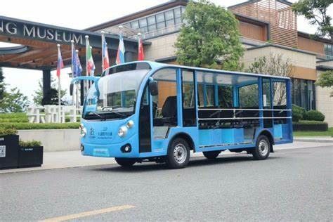72V 5kw Power Charge 8-14 Passenger Lithium Battery Electric Open Closed Sightseeing Bus