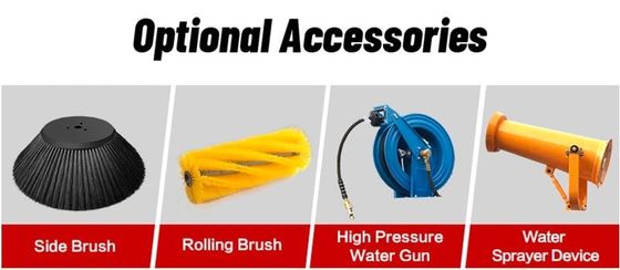 Whole-sealed Cab Floor Sweeper Driving Type Road Sweeper Street Cleaning Machine