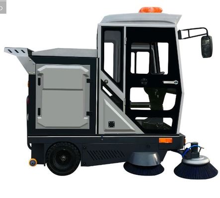 Whole-sealed Cab Floor Sweeper Driving Type Road Sweeper Street Cleaning Machine