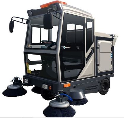 Whole-sealed Cab Floor Sweeper Driving Type Road Sweeper Street Cleaning Machine