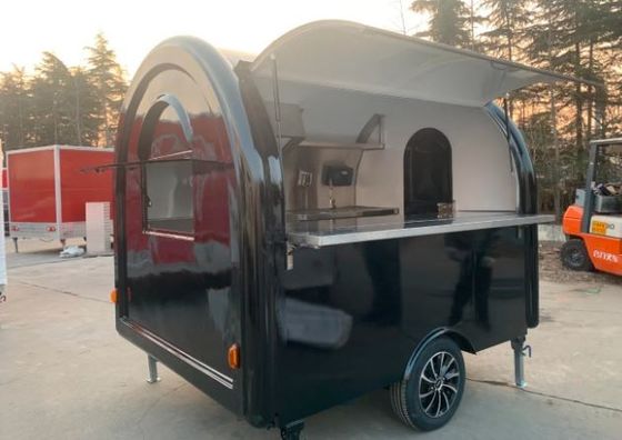 Outdoor Burger Factory Catering Mobile Fast Food Trailer With Stainless Steel Kitchen