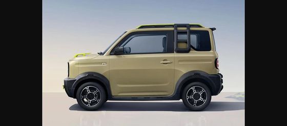 2023 Mini Electric Car Tiny Chinese EV With A Bronco Face At Geely Panda Knight 200km Range