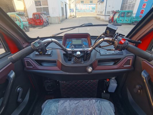 Gasoline Powered Enclosed Motorized Passenger Tricycle With Multi Colors Max Speed 70km/H