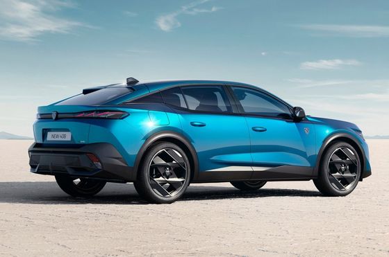 2024 newest full electric vehicle-New Peugeot 408 saloon-SUV with LFP Battery top speed 140km/h new electric car