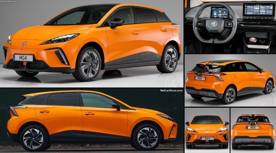 New Energy 2024 hottest pure electric vehicleMG4 EV with 250N.m Torque Max. 986l Extra Large Trunk Space