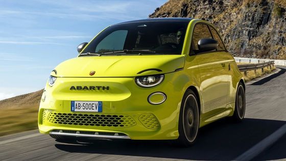 Cute And Sporty At Abarth 500e Hot Hatchback Electric Car As Fun As Petrol 152P.S Motor Power