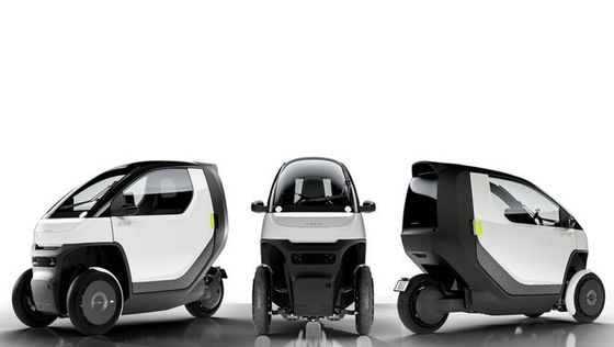 Mini ev car@ Nimbus One A compact, tilting etrike capable of speeds of up to 50mph w/ battery range for urban commuting