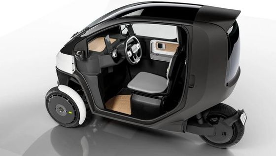 Mini ev car@ Nimbus One A compact, tilting etrike capable of speeds of up to 50mph w/ battery range for urban commuting