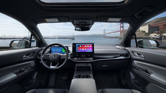 New Ev car 2024 Honda Prologue EV Crossover with a low, wide stance, a long wheelbase