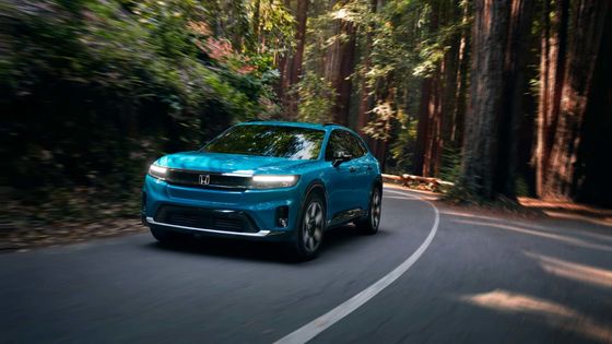 New Ev car 2024 Honda Prologue EV Crossover with a low, wide stance, a long wheelbase