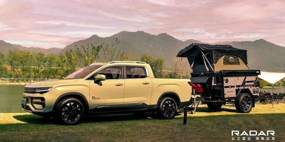 New EV truck 2024 Radar RD6 allwheel drive pickup with 200kW power 384Nm torque