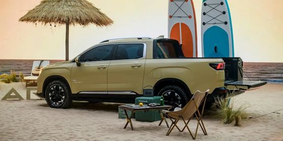 New EV truck 2024 Radar RD6 allwheel drive pickup with 200kW power 384Nm torque