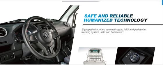 China Brand Electric Mini Truck with Van Ruichi Ek01s Loading Capacity 720kg 6cbm Container, pure electric truck