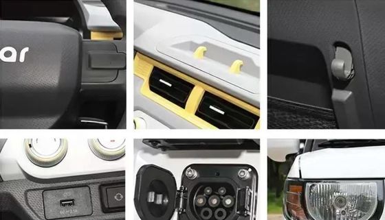 Affortable & practical  capable electric car- Chery QQ Ice Cream Qirui 2024 170km 205km  3door 4 Seats Mini EV Minicar