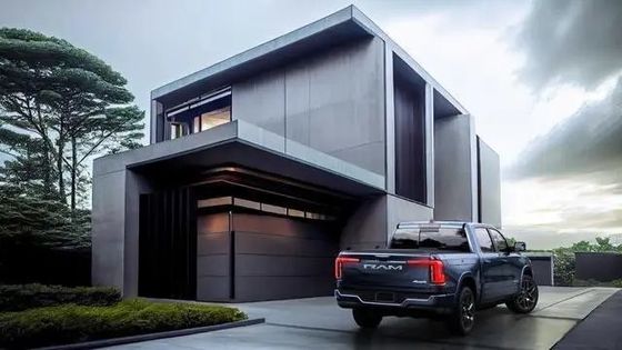 All Electric Zero Emission Ram 1500 REV With Exceptional Benchmarks In Towing, A Range 350miles At 168kwh Battery