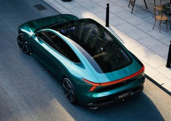 Hottest Beijingauto Show Jiyue07 200kw Motorpower 27w；.S PURE ELECTRIC CAR With Top Speed At 200km/h