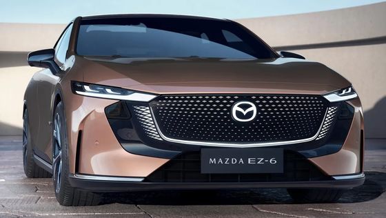 The First Pure Electric Vehicle Mazda EZ-6 Is A Sleek Rear wheel Drive Saloon With