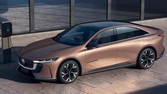 The First Pure Electric Vehicle Mazda EZ-6 Is A Sleek Rear wheel Drive Saloon With