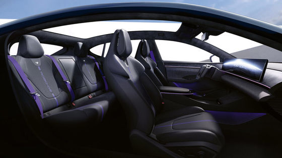 Pre-sale Geely&Baidu Joint Brand Jiyue07 pure electric vehicle with 200kw/271P.s motorpower 2WD drivetrain 4door/5seats