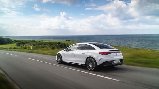 Super long range electric vehicle Mercedes-Benz EQE AMG 53 4MATIC+with 460kw/625P.s motorpower 220km/h top speed