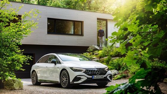 Super long range electric vehicle Mercedes-Benz EQE AMG 53 4MATIC+with 460kw/625P.s motorpower 220km/h top speed