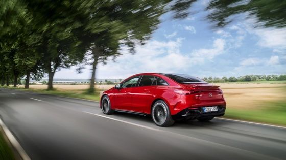 Hot selling electric vehicle Mercedes-Benz EQE AMG 43 4MATIC 90.6kwh battery 450km range with 350kw/476P.s motorpower