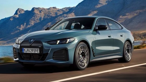 Pure Electric Vehichle High Performace 450km Range BMW I4 Acceleration 0-100km/h At 3.9s 225km/h Top Speed 400kw Power