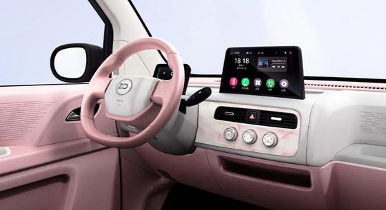 Multi Color Options Mini Ev Cars Zhido Rainbow with CLTP 205km 17.13/17.3kwh Battery For 20&30kw Power