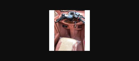 Three Wheels Full Closed Carbin Passenger Electric Tricycle With 1200W Motor 3seats