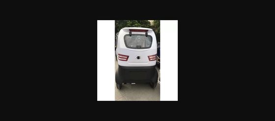 Three Wheels Full Closed Carbin Passenger Electric Tricycle With 1200W Motor 3seats