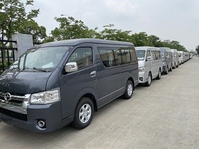 Comfortable Gasoline Powered Commuter Bus With 15 Seats RHD At 130km/H Max Speed