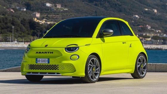 Cute And Sporty At Abarth 500e Hot Hatchback Electric Car As Fun As Petrol 152P.S Motor Power