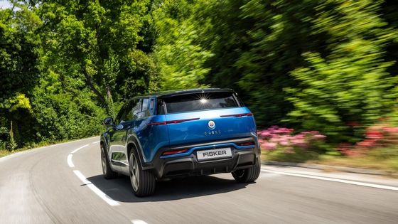 distinctive desirable electric SUV Fisker Ocean electric family SUV power with 556bhp/737Nm