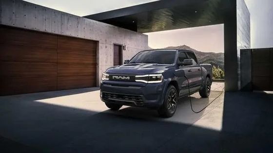 All Electric Zero Emission Ram 1500 REV With Exceptional Benchmarks In Towing,  A Range 350miles At 168kwh Battery