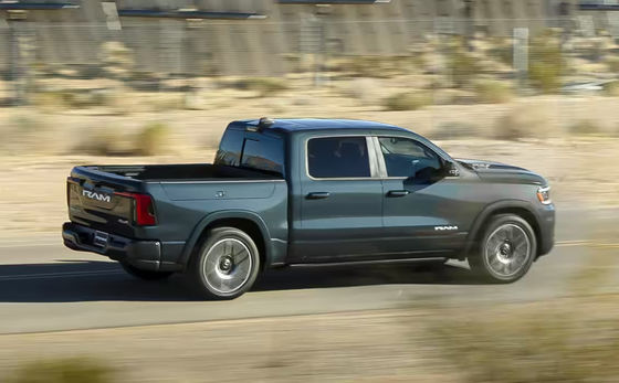 All Electric Zero Emission Ram 1500 REV With Exceptional Benchmarks In Towing,  A Range 350miles At 168kwh Battery