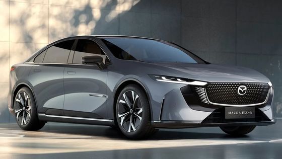 The First Pure Electric Vehicle Mazda EZ-6 Is A Sleek Rear wheel Drive Saloon With