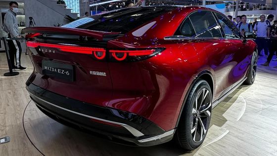 The First Pure Electric Vehicle Mazda EZ-6 Is A Sleek Rear wheel Drive Saloon With