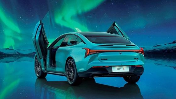Dealers Wanted NETA S 2024 4doors Fastback Sedan Hybrid Electric Car Power Output To 231ps  0-100kmh Acceleration In 8.6s