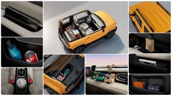 2024 Full Crossover BAOJUN YEP EV 303km CLTC 28.1battery With 75kw Motor And Max Speed Up To 100km/h 3or 5doors Availabl