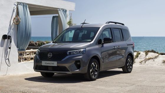 Confortable Driving Position And Practical Cabin With Good Value Nissan Townstar MPV Pure Ev With WLTP 285km