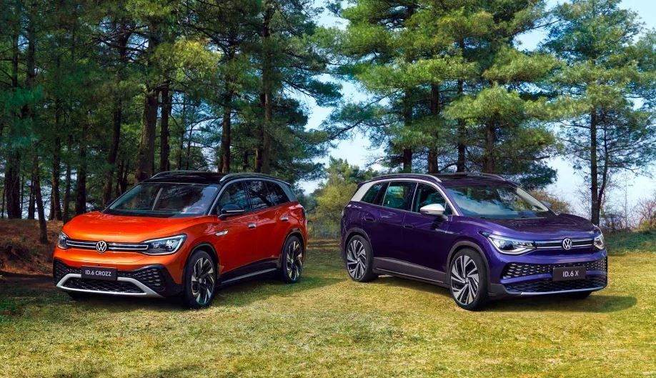 160km/h Volkswagen SUV Vehicles VW Id6 Crozz X Pure+ Lite PRO For Adults