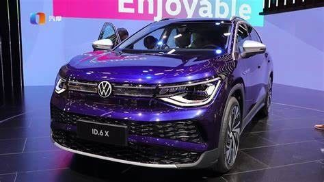 VW ID6X Large Electric Cars 617km Long Range Pure Electric SUV Vehicles 160km/h